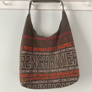 French Rivera Cotton Canvas Tote